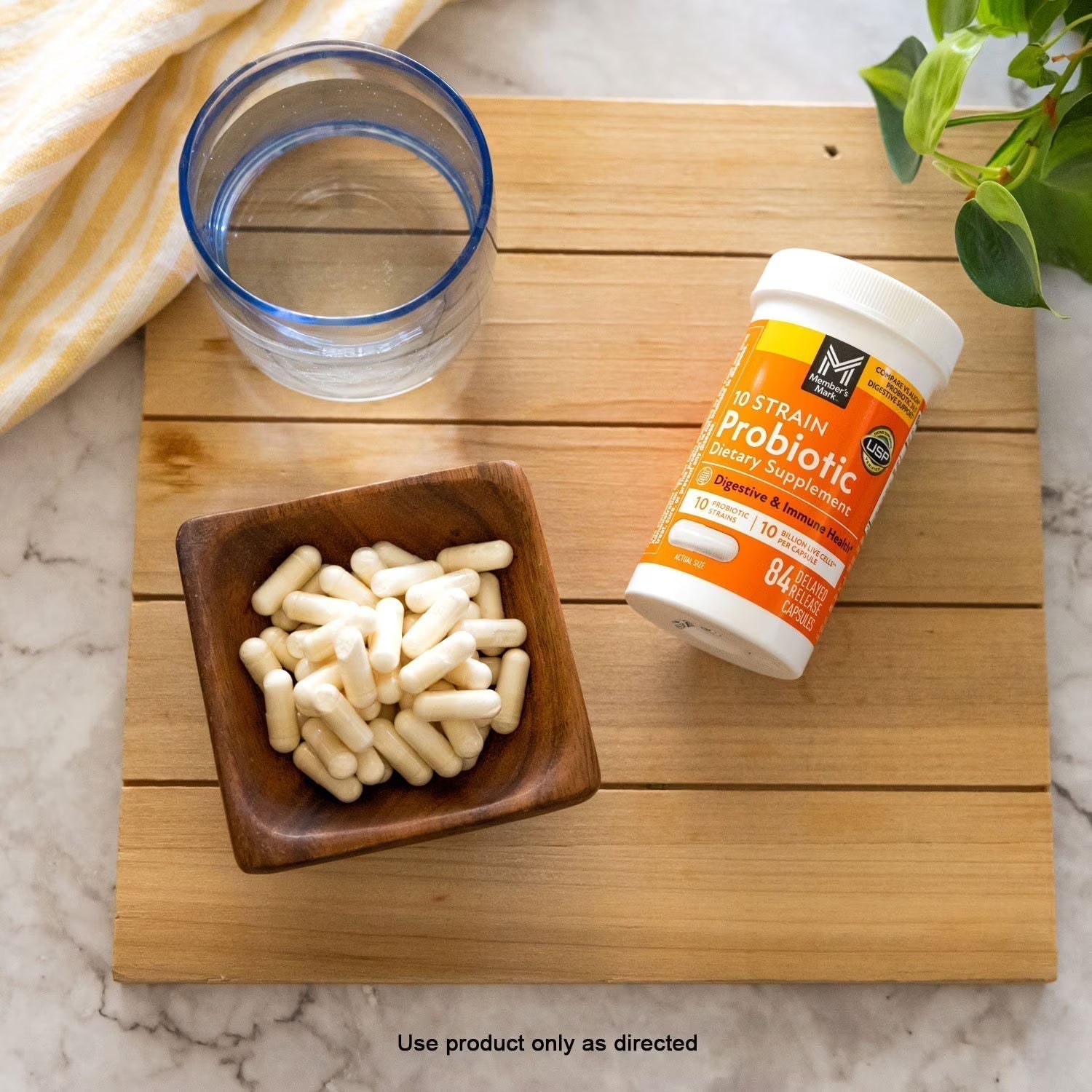 Member's Mark 10-Strain Probiotic Capsules – Digestive & Gut Health Support | 84 Count